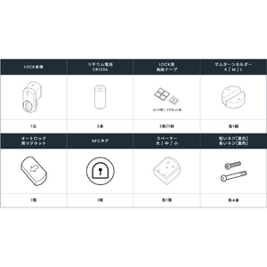 ミネベアショウワ SADIOT LOCK2 本体 ブラック SADIOTLOCK2-BK-イメージ7