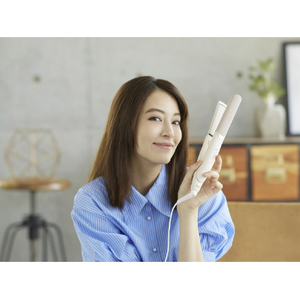 コイズミ マイナスイオンストレートアイロン サロンセンス アイボリー KHS-8770/C-イメージ10