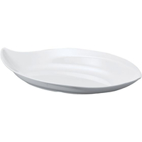 若泉漆器 ニューホワイト 変形鉢 52.4cm FC934KY-0261740