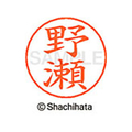 シヤチハタ ネームペン用ネーム シルバー 既製 野瀬 FC47384-X-GPS-1613
