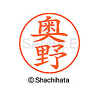 シヤチハタ ネームペン用ネーム シルバー 既製 奥野 FC46396-X-GPS-0625