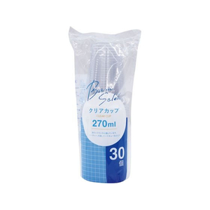 大和物産 ベーシックセレクト クリアカップ 270mL 30個入 FCE298A-65360-イメージ1