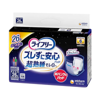 ユニ・チャーム ライフリー ズレずに安心 紙パンツ用パッド 夜用 6回 26枚 FCJ537L