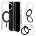 ラスタバナナ Google Pixel 11用 ZEROSAFE CIRCLE 磁力充電対応 クリア＊ブラック 9772P11ZSCLBK