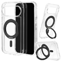 ラスタバナナ Google Pixel 11用 ZEROSAFE CIRCLE 磁力充電対応 クリア＊ブラック 9772P11ZSCLBK