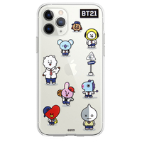 BT21 iPhone 11 Pro Max用CLEAR SOFT Universtar School GROUP_2 KCJ-CUM002