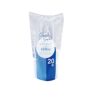 大和物産 ベーシックセレクト クリアカップ 420mL 20個入 FCE299A-65361-イメージ1