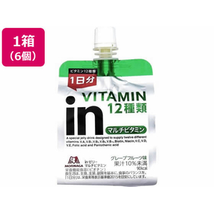 森永製菓 inゼリー マルチビタミン 180g×6袋 FCC6655-イメージ1