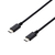 エレコム USB2．0ケーブル(C-C、PD対応) 2．0m ブラック MPA-CC20PNBK-イメージ1