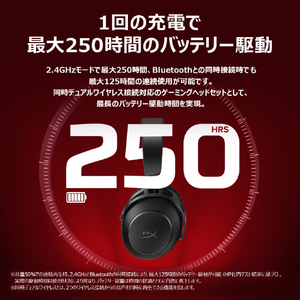 HyperX HyperX Cloud Alpha 2 ワイヤレスゲーミングヘッドセット HXR-AJ5C7AA-イメージ6