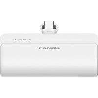 多摩電子工業 USB-Cコネクタ内蔵 PD20Wモバイルバッテリー(5000mAh) ホワイト TLP132CW