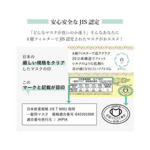 日翔 3D 子供マスク -彩-SAI ホワイト30枚 FCT0525-イメージ6