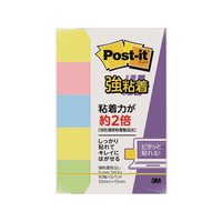 3M ポスト・イット 見出し 強粘着 50×15mm 4色 5冊 F921740-700SS-K