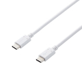 エレコム USB2．0ケーブル(C-C、PD対応) 2．0m ホワイト MPA-CC20PNWH