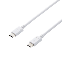 エレコム USB2．0ケーブル(C-C、PD対応) 2．0m ホワイト MPA-CC20PNWH