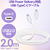 エレコム USB2．0ケーブル(C-C、PD対応) 2．0m ホワイト MPA-CC20PNWH-イメージ2