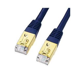 サンワサプライ カテゴリ7LANケーブル（40m） ネイビーブルー KB-T7-40NVN-イメージ1