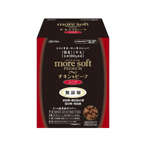 ペティオ アドメイト営/moresoft プレミアムチキン&ビーフシニア 600g FCD0826-イメージ1