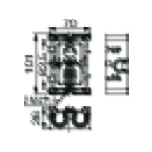 日動電工 配ボックス台付型(1個用)[C] 1個用7036101硬質塩化ビニール FC855GB-4437357-イメージ3
