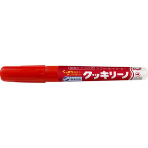 マグエックス 直液式ホワイトボードマーカー クッキリーノ 赤 FCE838Y-MBM-15R-イメージ1