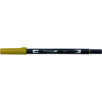 トンボ鉛筆 デュアルブラッシュペン ABT Yellow Gold F039916-AB-T026
