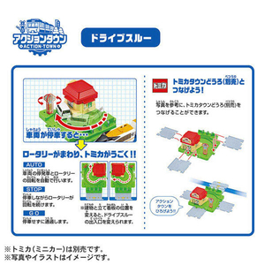 タカラトミー プラレール 情景いっぱい!トミカと遊べる!アクションタウンセット Pﾚ-ﾙﾄﾐｶﾄｱｿﾍﾞﾙｱｸｼﾖﾝﾀｳﾝｾﾂﾄ-イメージ6