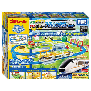 タカラトミー プラレール 情景いっぱい!トミカと遊べる!アクションタウンセット Pﾚ-ﾙﾄﾐｶﾄｱｿﾍﾞﾙｱｸｼﾖﾝﾀｳﾝｾﾂﾄ-イメージ9