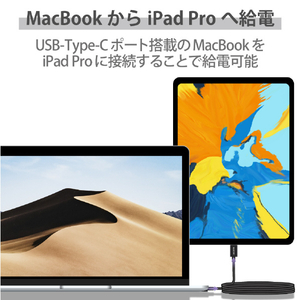 エレコム USB2．0ケーブル(C-C、USB PD対応、耐久仕様) 1．0m ブラック MPA-CCPS10PNBK-イメージ8