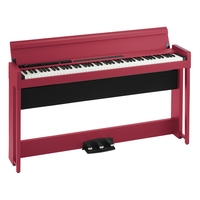 コルグ 電子ピアノ 【ヘッドホン付き】 KORG Digital Piano C1 Air レッド C1 AIR-RD