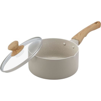 アイリスオーヤマ 片手なべ18cm IH・ガス火 グレイッシュモカ FCE240Y-NTL-P18