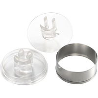 タイガークラウン クッキー抜き型 にこにこフェイス まる No.1956 FC590LK-3896330