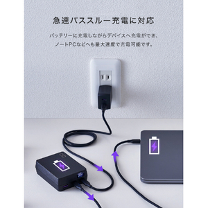 CIO モバイルバッテリー SMARTCOBY TRIO 20000mAh ブラック CIO-MB67W2C1A-20000-BK-イメージ10