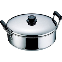 玉虎堂製作所 MA18-0浅型ソースポット 26cm 26cm FCK8320-015006004