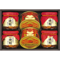 ドウシシャ 紅ずわいがに&焼鮭ほぐしセット ｷﾞﾌﾄSNB50C