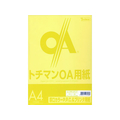 SAKAEテクニカルペーパー 厚口カラーPPC A4 レモンイエロー 100枚×5冊 FC88287-LPR-A4-LY