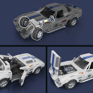 マテル JGR31 マテル ブリックショップ ホットウィール コルベット グランスポーツ グランスポーツ HWBSｺﾙﾍﾞﾂﾄｸﾞﾗﾝｽﾎﾟ-ﾂ-イメージ9