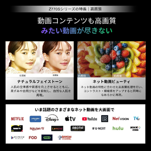 TVS REGZA 55V型4Kチューナー内蔵4K対応液晶テレビ 大画面新スタンダード レグザ 55Z770S-イメージ5