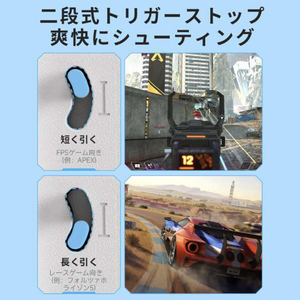 BIGBIGWON ワイヤレス&有線ゲーミングコントローラー グリーン RAINBOW 2 SE GREEN-イメージ10