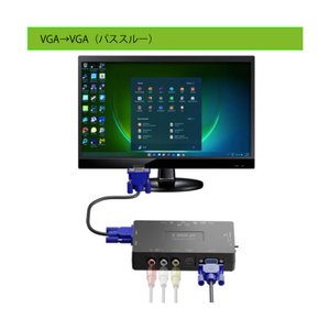 エアリア UP KING3 アップスキャンコンバーター コンポジット入力→VGA映像出力 ガンメタ SD-VSC3-イメージ6