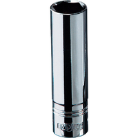 KTC ６．３ｓｑ．ディープソケット（六角）　対辺寸法１／８ｉｎｃｈ　全長５０ｍｍ NB2L-18