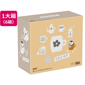 UCC おいしいカフェインレスコーヒー ドリップコーヒー 50P 6個 FCT9239-イメージ1