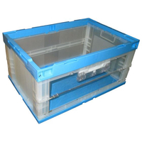 岐阜プラスチック工業 折りたたみコンテナー CB-75W 片扉L FC786LK-3946000