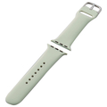 エレコム Apple Watch用シリコンバンド ニュアンスカラー(41/40/38mm) アイボリー AW-41BDSCGIV