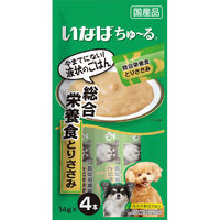 いなばペットフード D‐105 いなばちゅーる 総合栄養食 とりささみ 14g×4 ﾁﾕ-ﾙｿｳｺﾞｳﾄﾘｻｻﾐ14GX4
