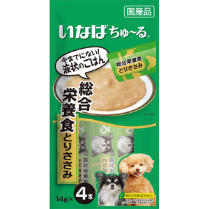 いなばペットフード D‐105 いなばちゅーる 総合栄養食 とりささみ 14g×4 ﾁﾕ-ﾙｿｳｺﾞｳﾄﾘｻｻﾐ14GX4-イメージ1