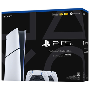 SIE PlayStation 5 デジタル・エディション 日本語専用 Console Language： Japanese only DualSense ワイヤレスコントローラー ダブルパック CFIJ10032-イメージ1