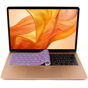 BEFiNE 2018 MacBook Air 13インチ用キーボードカバー バイオレット BF16060-イメージ2