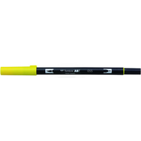 トンボ鉛筆 デュアルブラッシュペン ABT Process Yellow F039922-AB-T055