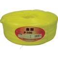 司化成工業 手結束用PP縄(ツカサテープ)P-100Y 黄 FC953FX-3982076