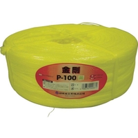 司化成工業 手結束用PP縄(ツカサテープ)P-100Y 黄 FC953FX-3982076